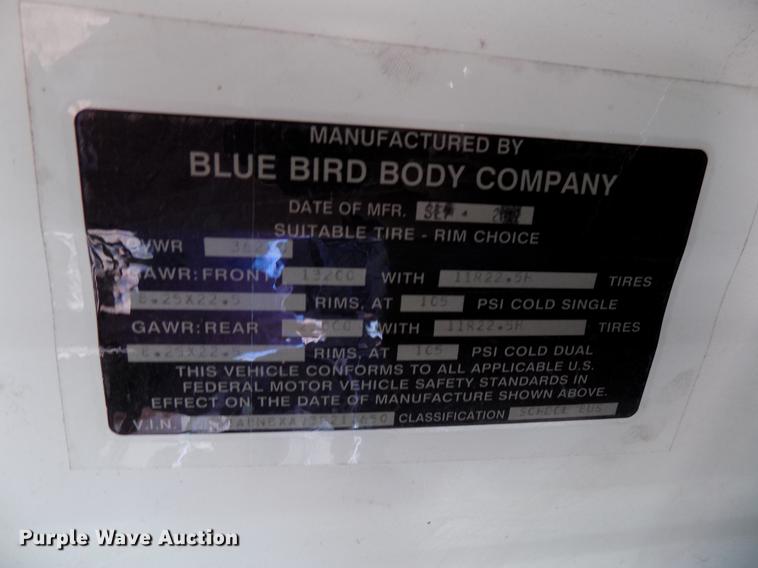 image for item DB9530 2003 Blue Bird All American school bus