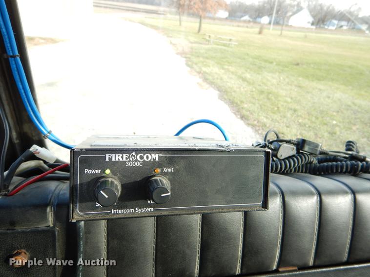 image for item DE0007 1976 Pierce Hendrickson FTCO-2070 fire truck