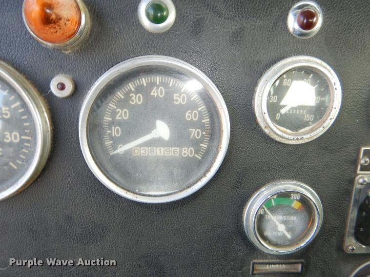 image for item DE0007 1976 Pierce Hendrickson FTCO-2070 fire truck