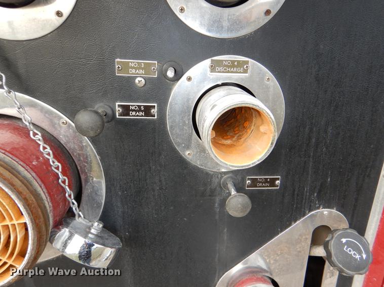 image for item DE0007 1976 Pierce Hendrickson FTCO-2070 fire truck