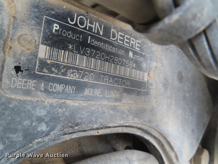 image for item DE3563 2006 John Deere 3720 MFWD tractor