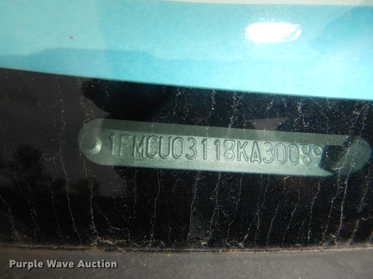 image for item DE3568 2008 Ford Escape SUV