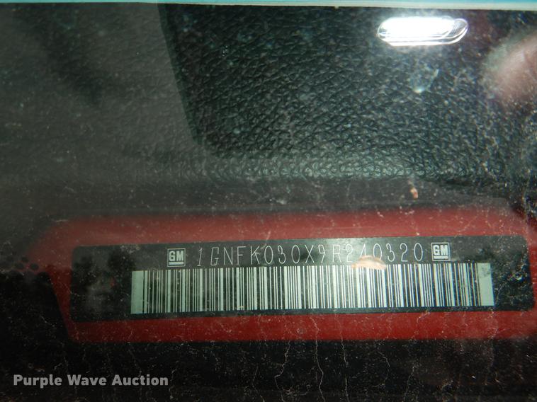 image for item DE3574 2009 Chevrolet Tahoe Police SUV