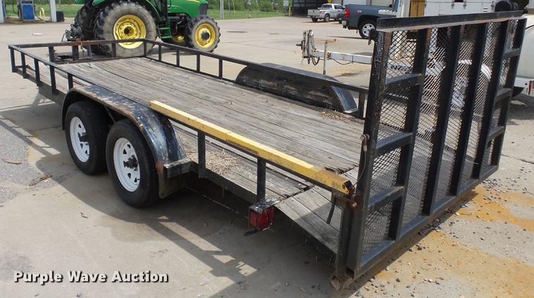 image for item DE7781 2010 Gold Star utility trailer