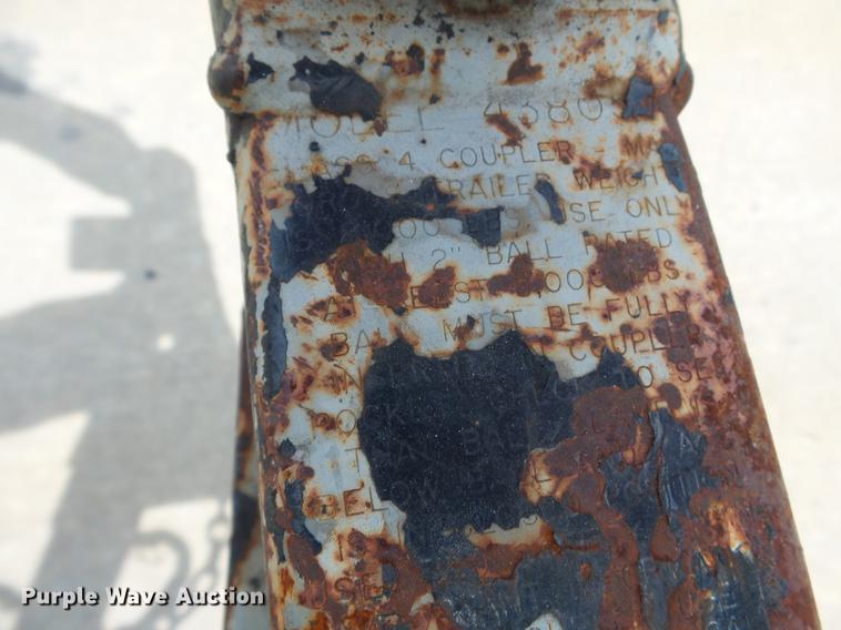 image for item DE7781 2010 Gold Star utility trailer