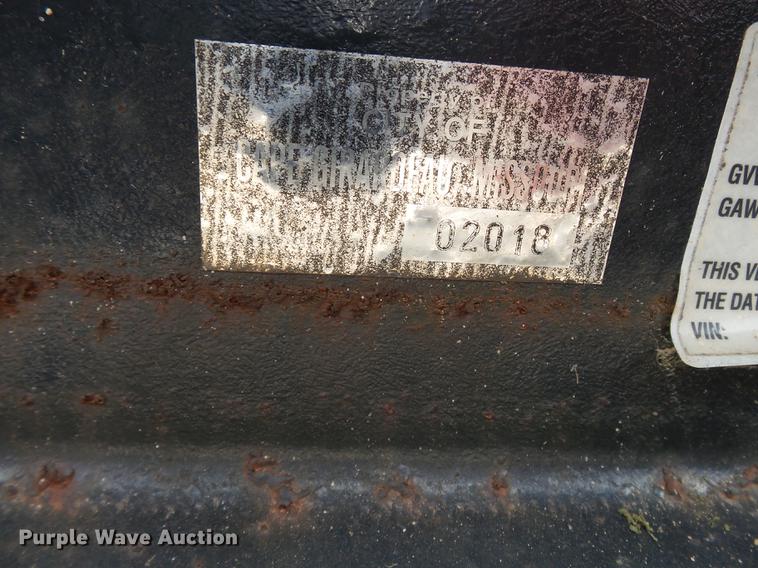 image for item DE7781 2010 Gold Star utility trailer