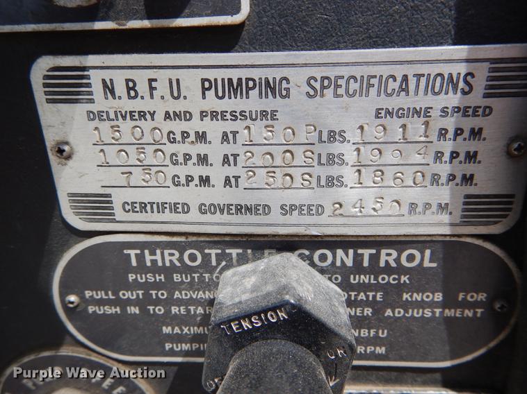 image for item DE8449 1978 American Lafrance ladder fire truck