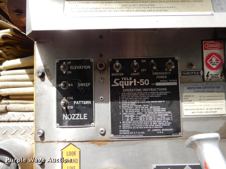 image for item DE8449 1978 American Lafrance ladder fire truck