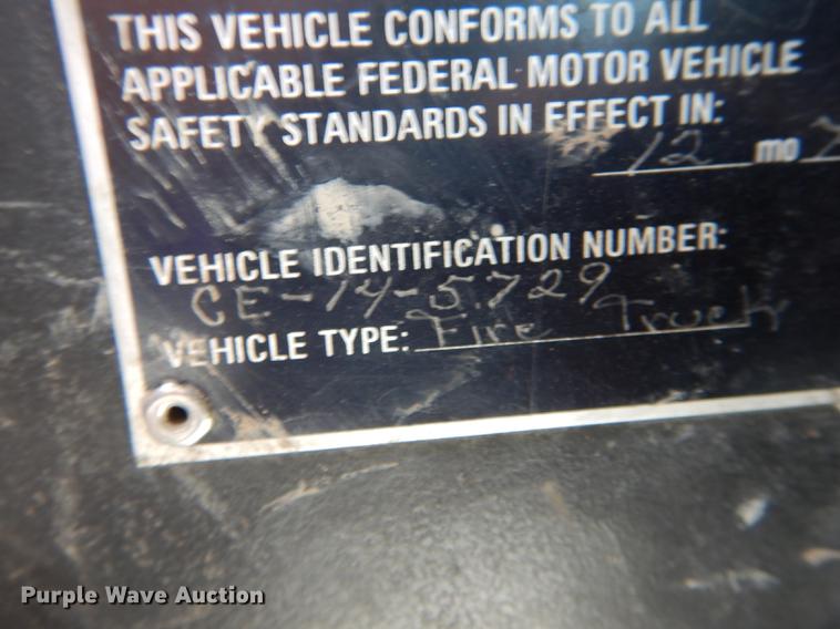 image for item DE8449 1978 American Lafrance ladder fire truck