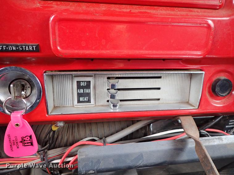 image for item DF1137 1970 Chevrolet C60 fire truck