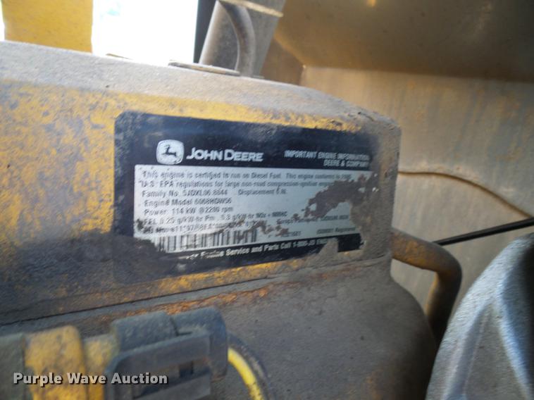 image for item DF7332 2006 John Deere 544J wheel loader