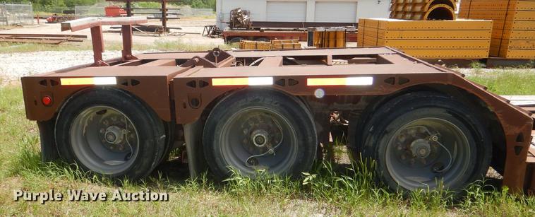 image for item DG1101 1995 Talbert T3DW-80K-HR6-T1 lowboy equipment trailer