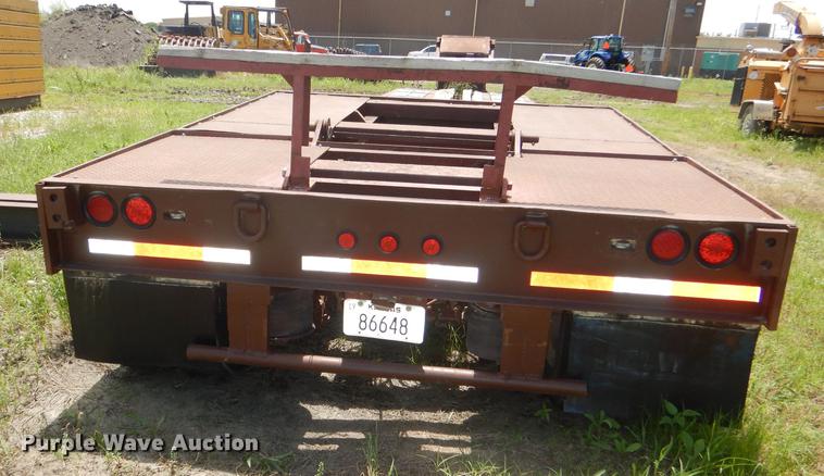 image for item DG1101 1995 Talbert T3DW-80K-HR6-T1 lowboy equipment trailer