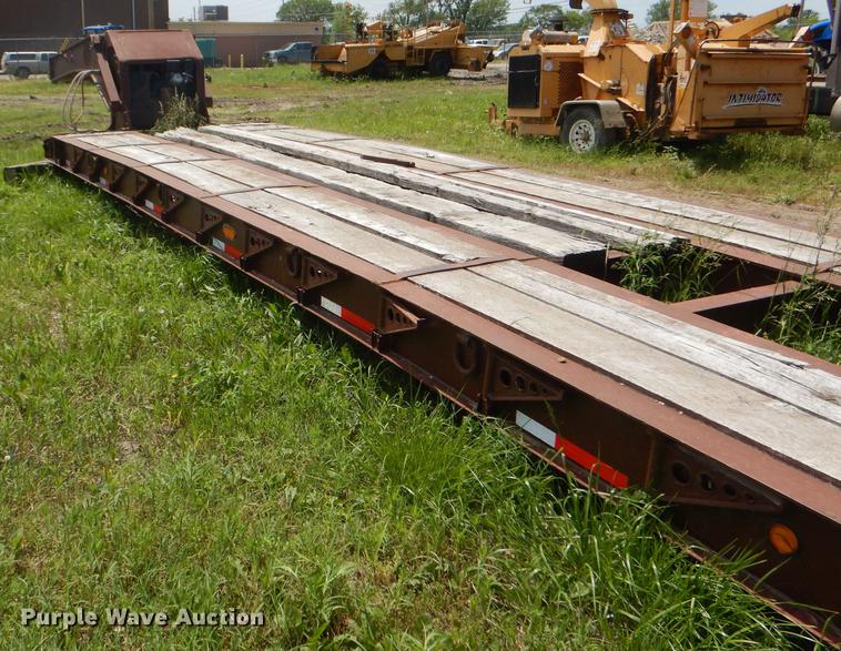 image for item DG1101 1995 Talbert T3DW-80K-HR6-T1 lowboy equipment trailer