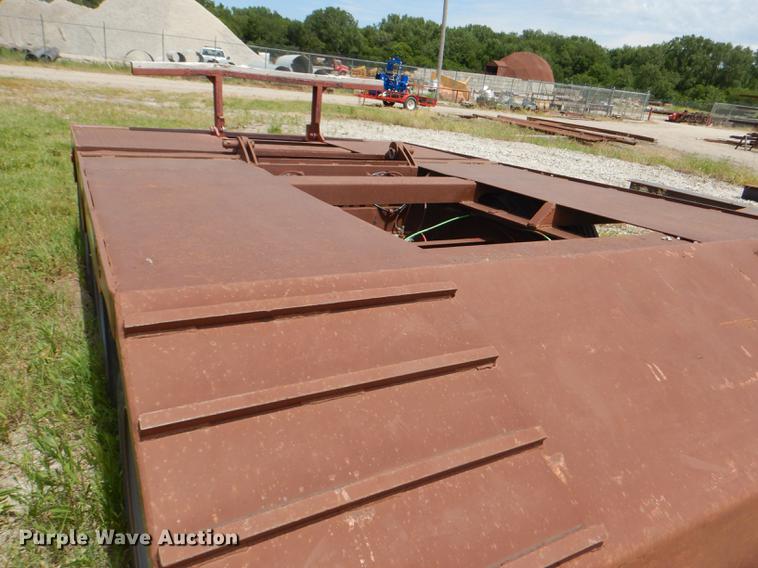 image for item DG1101 1995 Talbert T3DW-80K-HR6-T1 lowboy equipment trailer