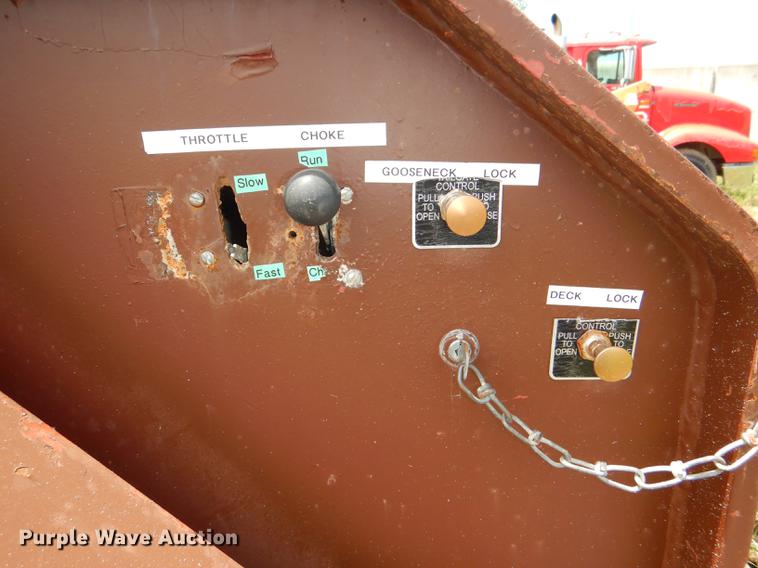 image for item DG1101 1995 Talbert T3DW-80K-HR6-T1 lowboy equipment trailer