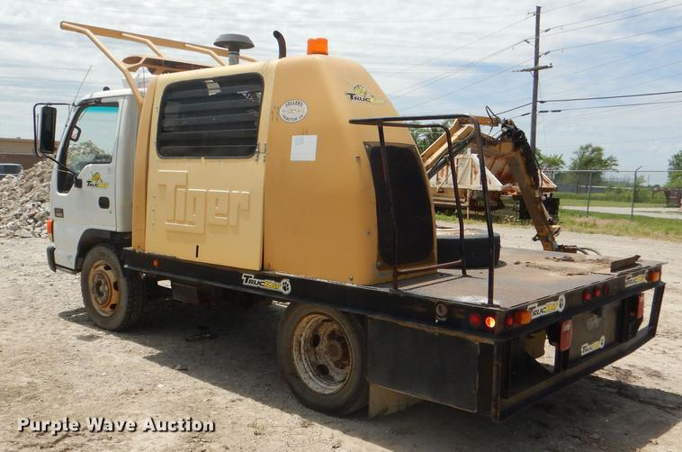 image for item DG1125 2003 GMC W5500 TrucKat flatbed truck