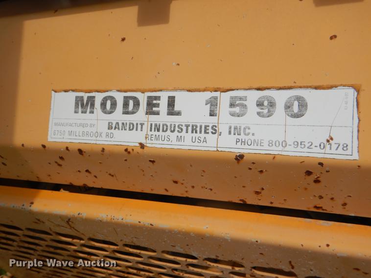 image for item DG1165 2003 Bandit 1590 wood chipper
