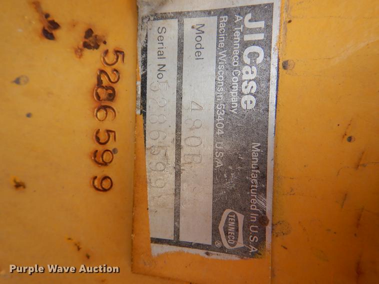 image for item DG4758 Case 480B backhoe