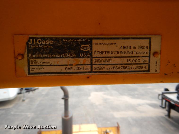 image for item DG4758 Case 480B backhoe