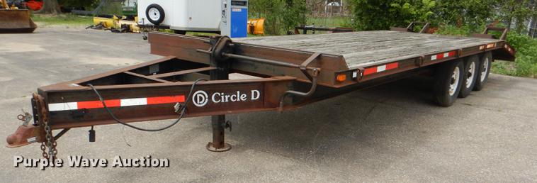 image for item DG4762 2000 Circle D 25BHFB equipment trailer