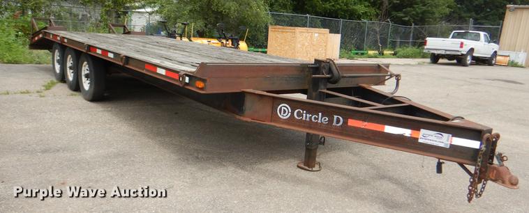 image for item DG4762 2000 Circle D 25BHFB equipment trailer