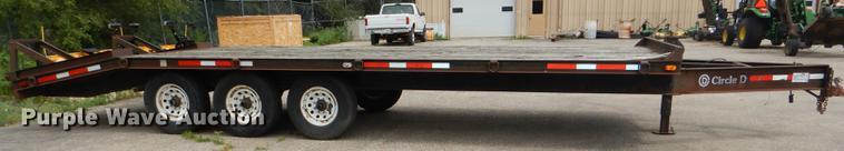 image for item DG4762 2000 Circle D 25BHFB equipment trailer