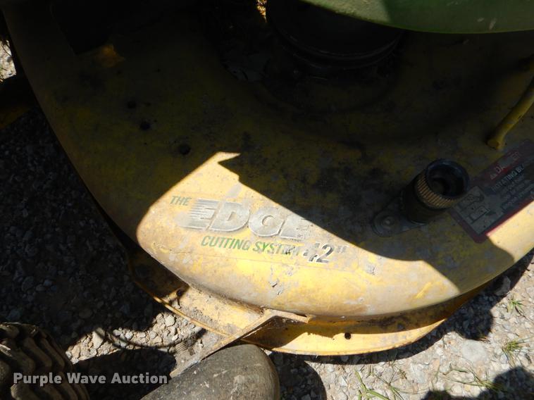 image for item ED9290 John Deere X300 lawn mower