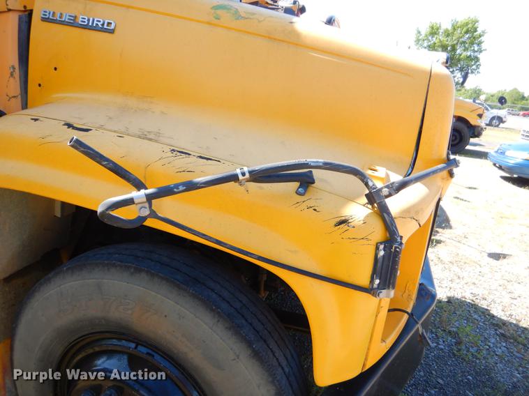 image for item ED9302 2002 GMC B7 Blue Bird school bus