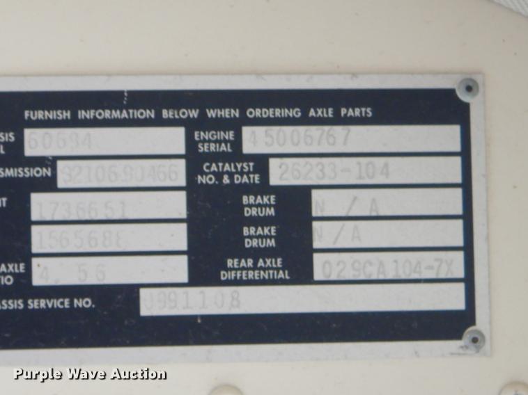 image for item ED9303 1994 Blue Bird TC2000 school bus