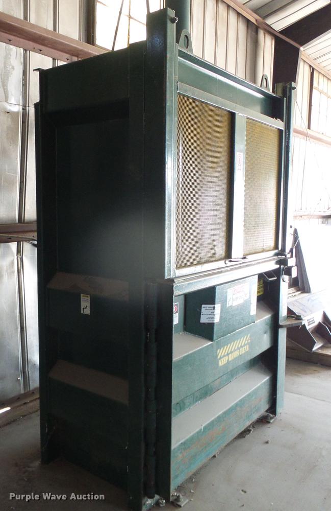 image for item EQ9092 2002 Wastequip 6030XHD vertical recycling baler
