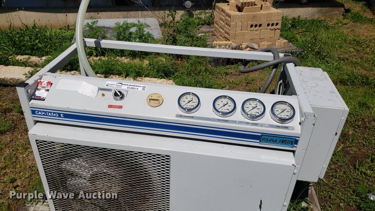 image for item EU9814 Bauer Compressors compressed air oxygen tank system