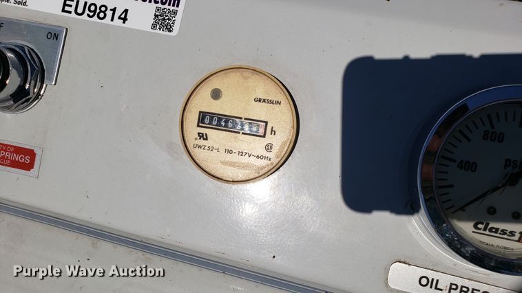 image for item EU9814 Bauer Compressors compressed air oxygen tank system