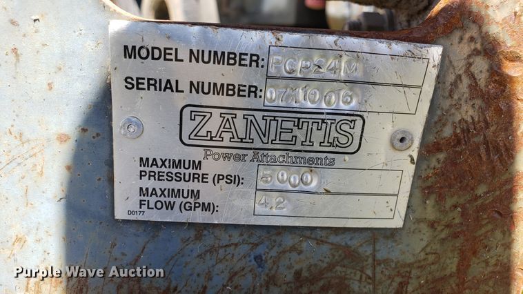 image for item EU9815 Zanetis PCP24M skid steer cold planer