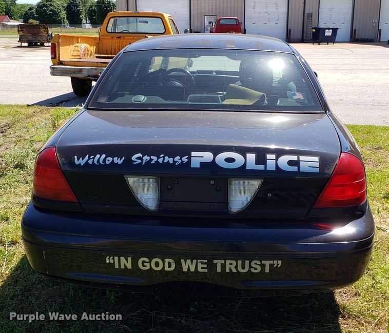 image for item EU9817 2007 Ford Crown Victoria Police Interceptor