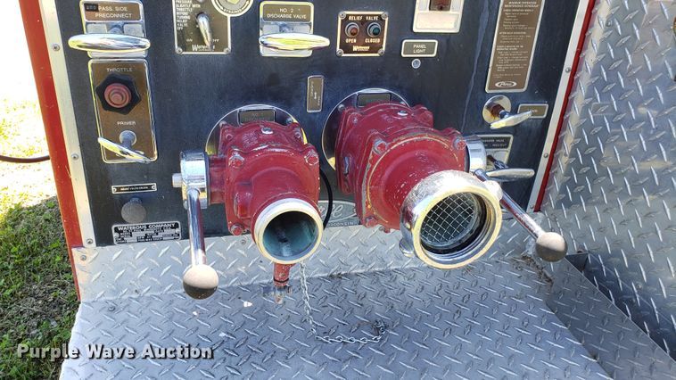 image for item EU9826 Waterous CPK-3 fire truck bed