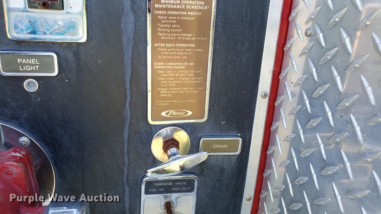 image for item EU9826 Waterous CPK-3 fire truck bed