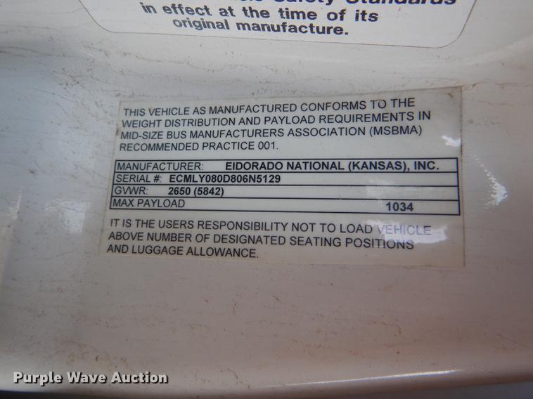 image for item FT9500 2008 Chevrolet Uplander El Dorado National handicap accessible van