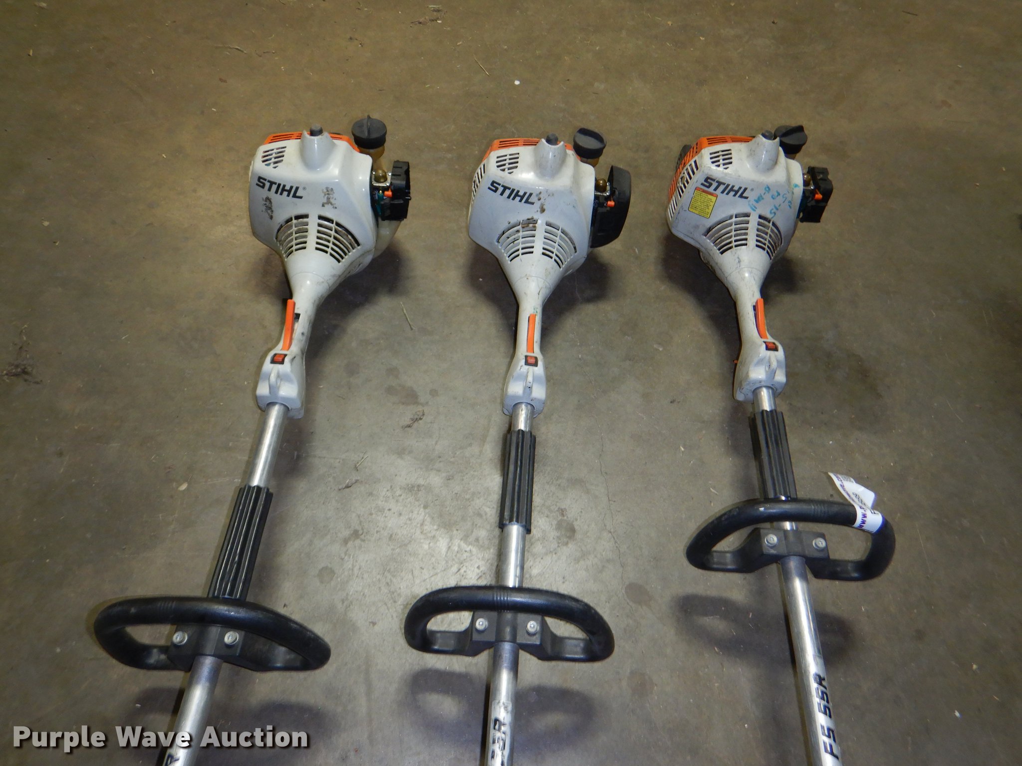 (3) Stihl FS55R string trimmers in Emporia, KS Item FQ9889 sold