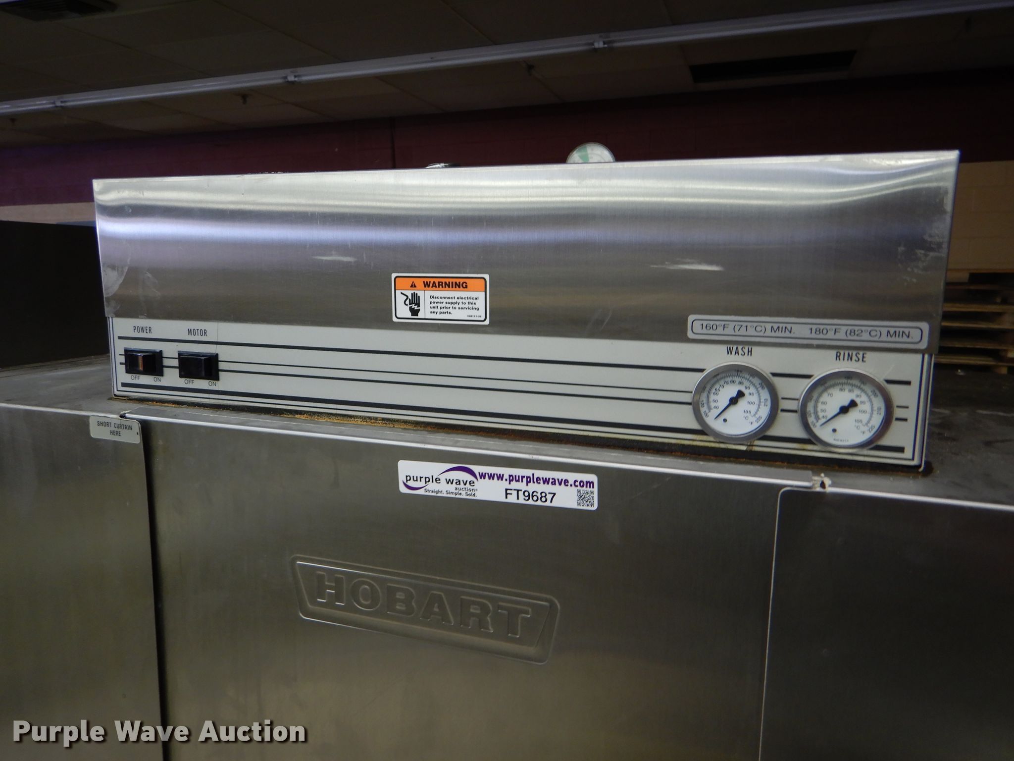 Hobart C44A conveyor dishwasher in Dodge City, KS Item FT9687 sold