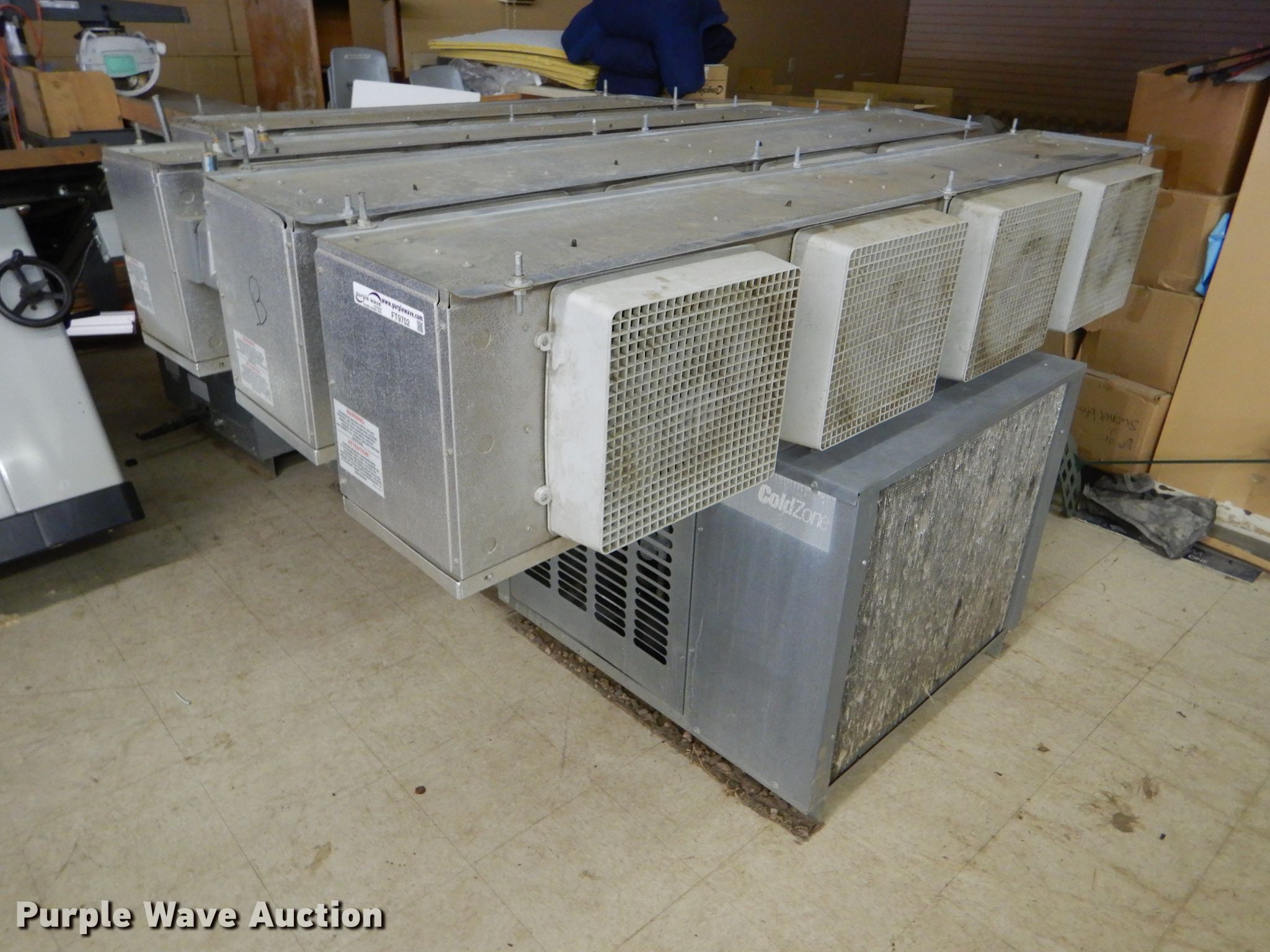 (7) ColdZone refrigeration units in Dodge City, KS Item FT9702 sold
