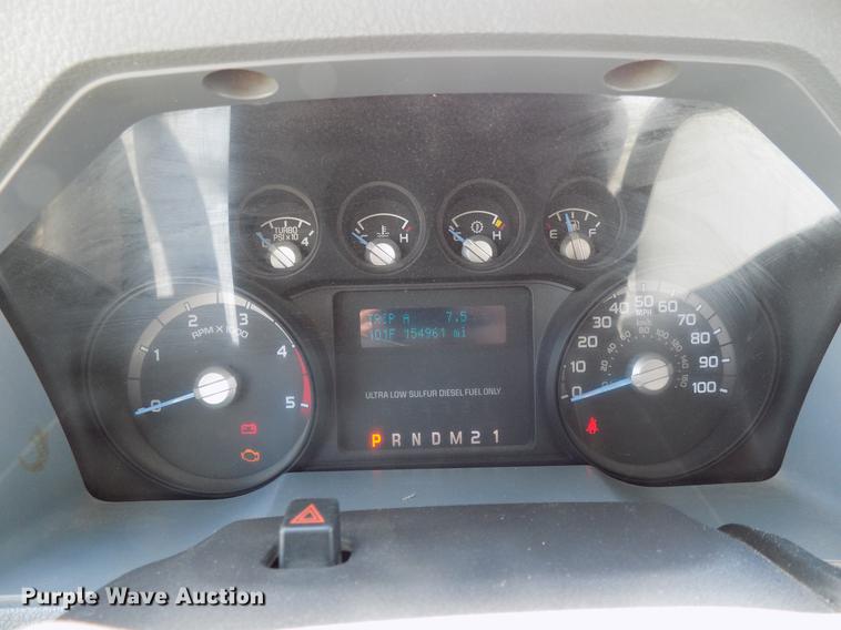 image for item DB9529 2011 Ford F350 Super Duty Crew Cab utility bed pickup truck