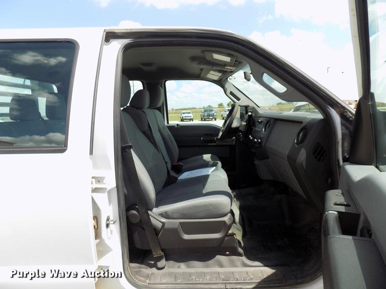 image for item DB9529 2011 Ford F350 Super Duty Crew Cab utility bed pickup truck