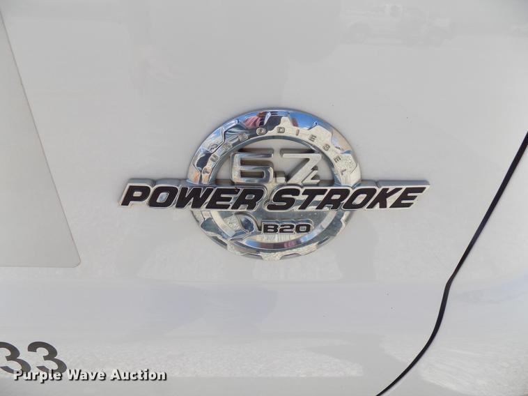 image for item DB9529 2011 Ford F350 Super Duty Crew Cab utility bed pickup truck