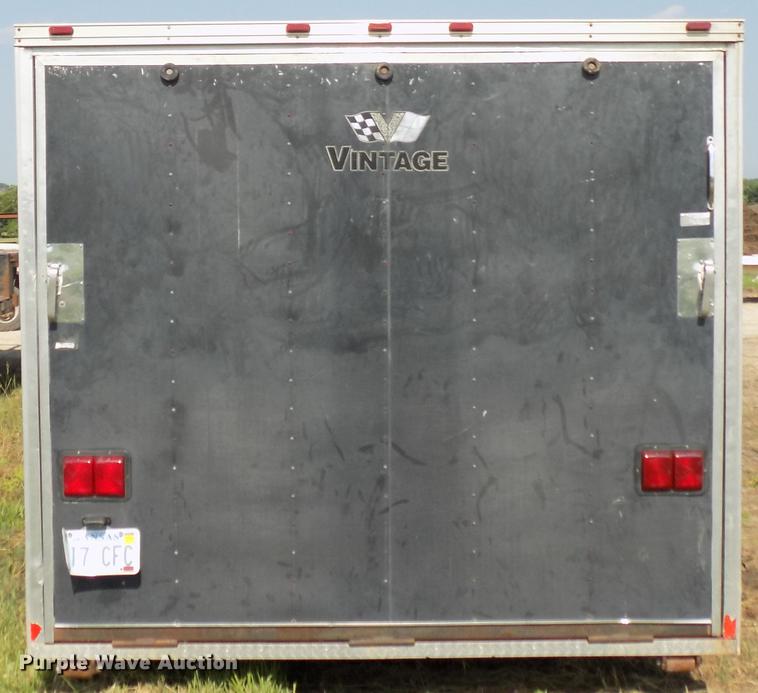 image for item DB9551 1998 Vintage enclosed cargo trailer