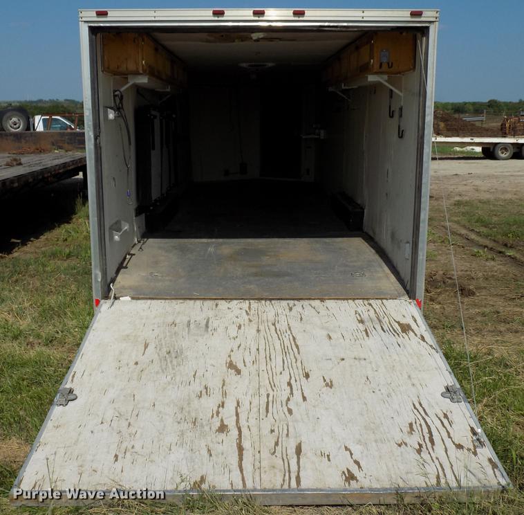 image for item DB9551 1998 Vintage enclosed cargo trailer