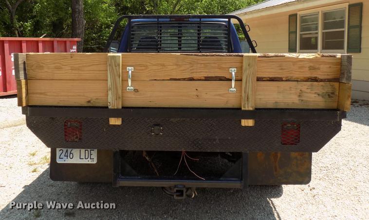 image for item DB9556 1996 Ford F350 flatbed pickup truck