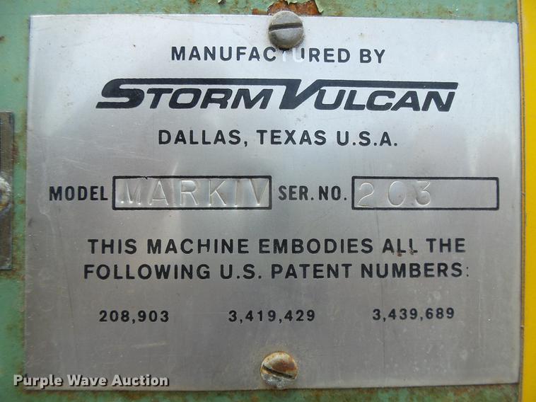 image for item DC5142 Storm Vulcan Mark IV parts wash cabinet