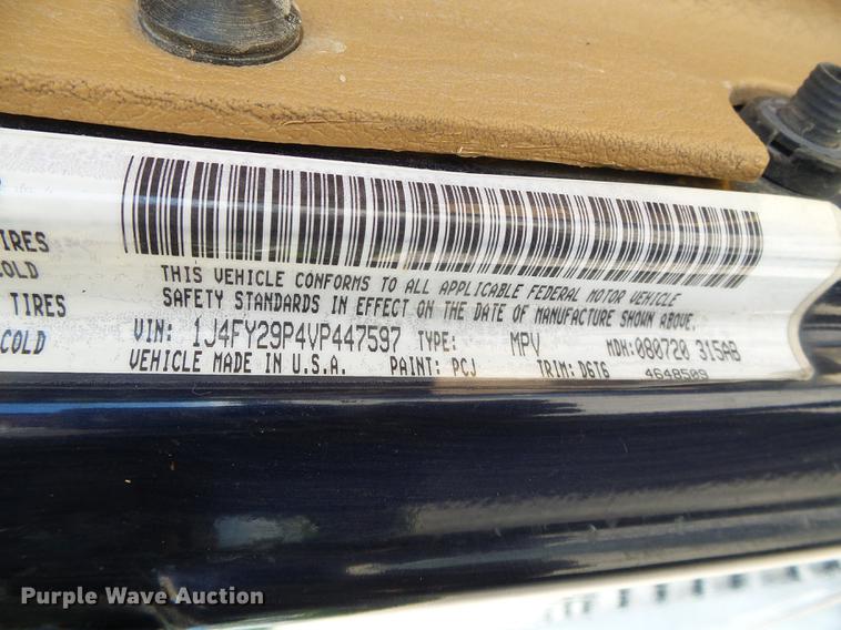 image for item DC5146 1997 Jeep Wrangler SUV