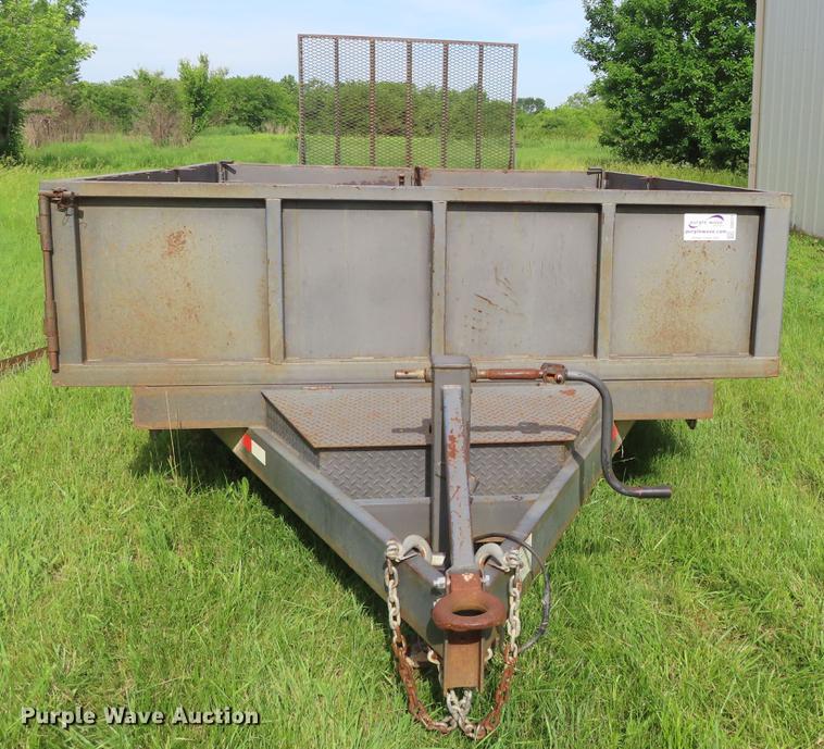 image for item DD6171 2011 Millertime side dump utility trailer